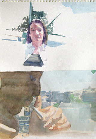 United Colors of World 10, 2009, aquarelle sur papier, 38x26,3 cm