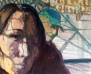 pont des arts 2, 2005, huile sur toile, 65x80 cm