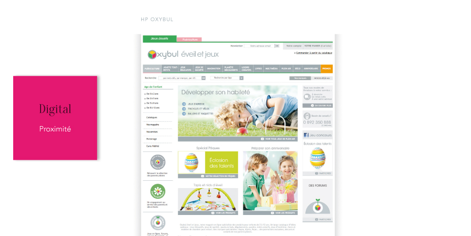 OXYBUL<br/><span>Refonte Home page</span>